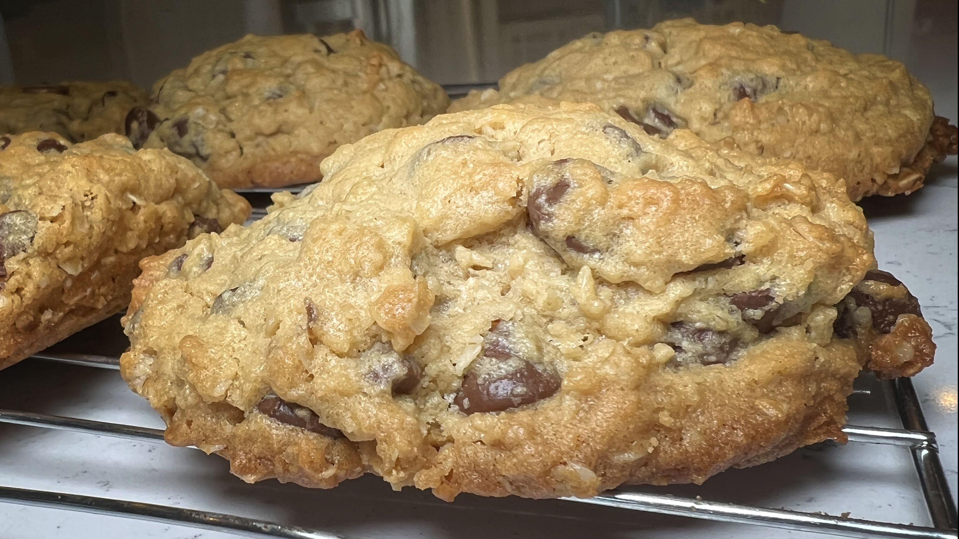 Oatmeal, Peanut Butter, Chocolate Chip Cookies